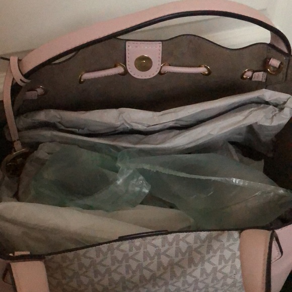 Large two toned bucket bag - Picture 4 of 9